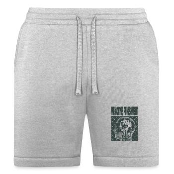 Mindscape Brain Glyph - Bella + Canvas Unisex Short - heather gray - Front