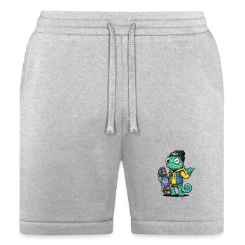 Chameleon Skate Crew - Bella + Canvas Unisex Short - heather gray - Front