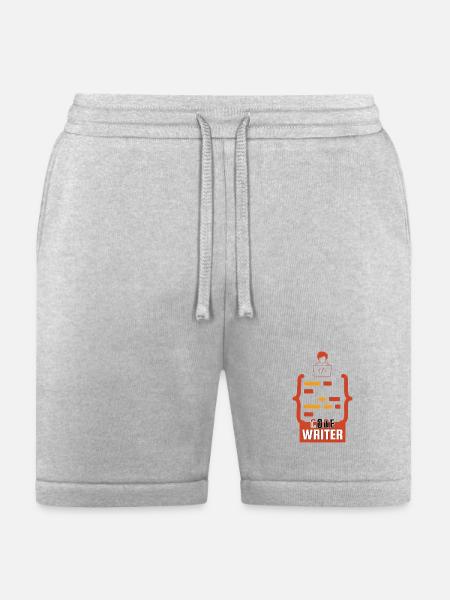 Code Writer Emblem - Bella + Canvas Unisex Short - heather gray