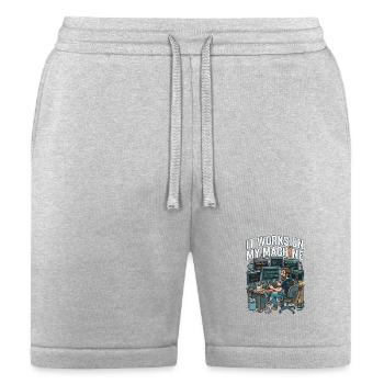 It Works On My Machine Funny Programmer T-Shirt - Bella + Canvas Unisex Short - heather gray - Front