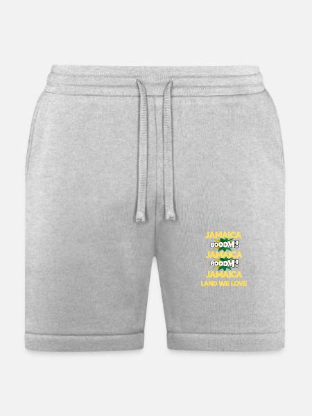 Jamaica Boom v3 - Bella + Canvas Unisex Short - heather gray