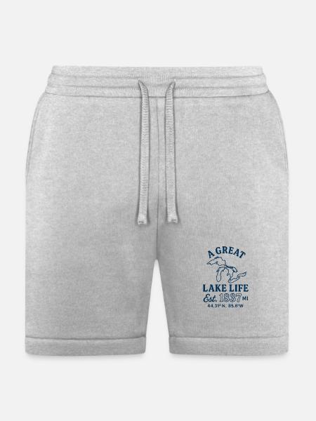 It's a Great Lake Life - Bella + Canvas Unisex Short - heather gray
