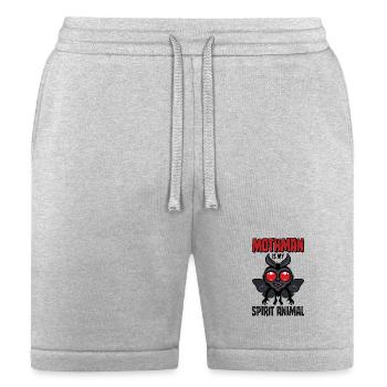 Mothman Is My Spirit Animal - Bella + Canvas Unisex Short - heather gray - Front