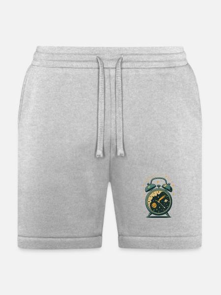 Alarm Clock Galaxy - Bella + Canvas Unisex Short - heather gray