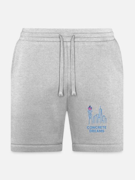Concrete Dreams Torch Skyline - Bella + Canvas Unisex Short - heather gray