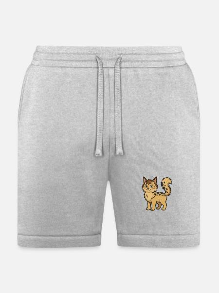 Cute Lynx - Bella + Canvas Unisex Short - heather gray