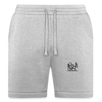 Lazy Tech - Bella + Canvas Unisex Short - heather gray - Front