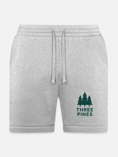 Three Pines Forest Logo - Bella + Canvas Unisex Short - heather gray
