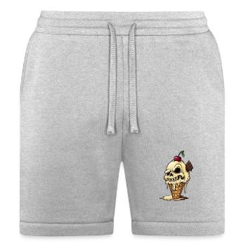 SPOOKY_ICECREAM_CONE - Bella + Canvas Unisex Short - heather gray - Front