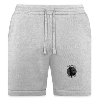 Astronaut Courage: Fearless Action - Bella + Canvas Unisex Short - heather gray - Front