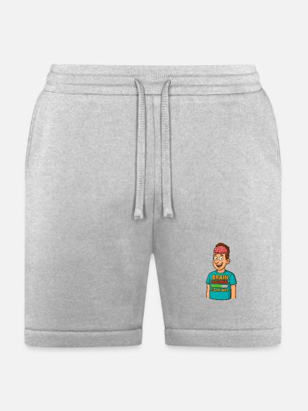 Brain Loading Please Wait Tee - Bella + Canvas Unisex Short - heather gray