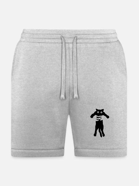 Flow cat - Bella + Canvas Unisex Short - heather gray