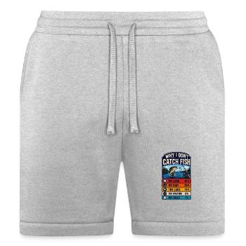 Why I Don’t Catch Fish - Bella + Canvas Unisex Short - heather gray - Front