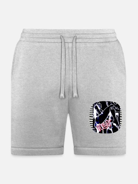 Hot (Picture) !!! - Bella + Canvas Unisex Short - heather gray