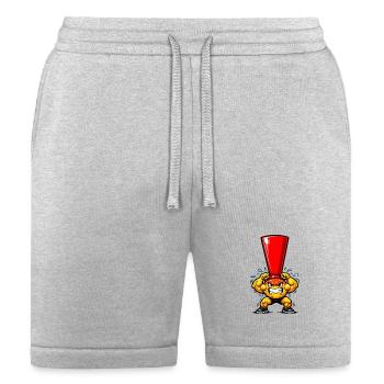 Crimson Cone Warrior - Bella + Canvas Unisex Short - heather gray - Front