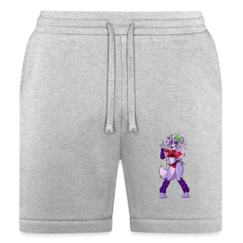 Roxanne Wolf Security Breach - Bella + Canvas Unisex Short - heather gray - Front