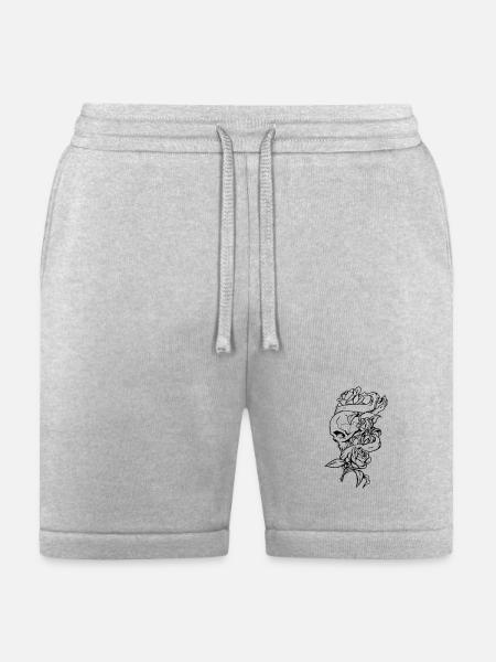 skullandrose - Bella + Canvas Unisex Short - heather gray