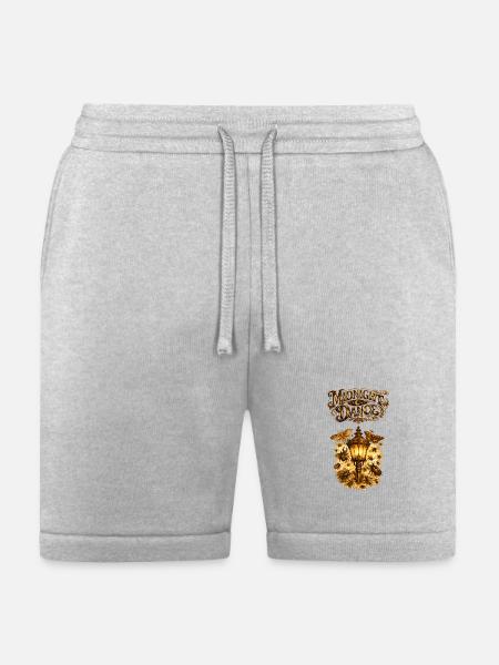 Midnight Dance Lantern - Bella + Canvas Unisex Short - heather gray
