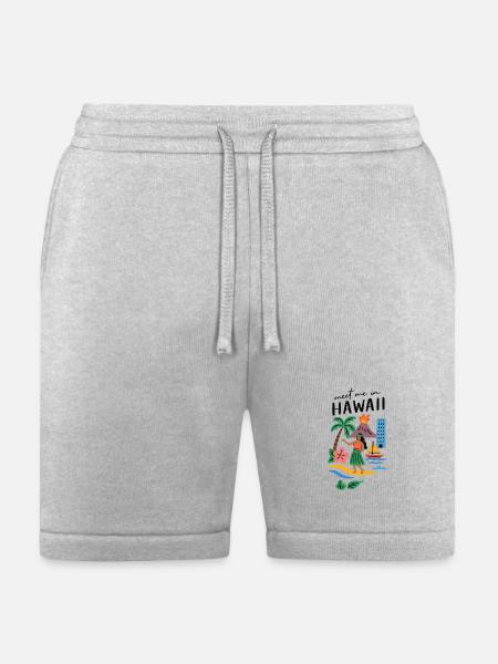 Hawaii Adventure Summer Tee - Bella + Canvas Unisex Short - heather gray