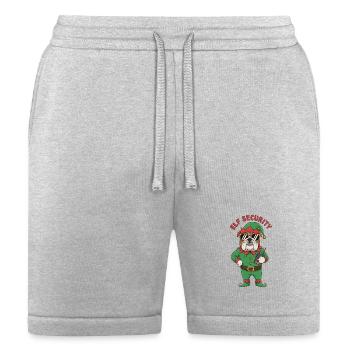 Elf Security Bulldog Design. - Bella + Canvas Unisex Short - heather gray - Front