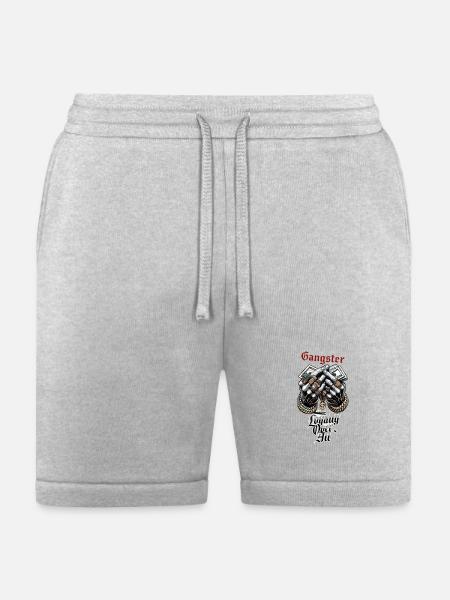 Loyalty Over All Gangster Hands - Bella + Canvas Unisex Short - heather gray