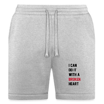 I Can Do It With a Broken Heart - Bella + Canvas Unisex Short - heather gray - Front
