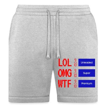 Lol Omg Wtf Gas Prices - Bella + Canvas Unisex Short - heather gray - Front