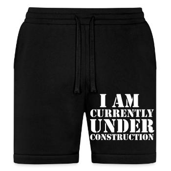 Currently Under Construction - Bella + Canvas Unisex Short - black - Front