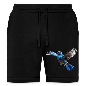 Beautiful bird - Bella + Canvas Unisex Short - black - Front