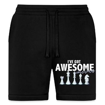 I've Got Some Awesome Moves Chess Player Gift - Bella + Canvas Unisex Short - black - Front