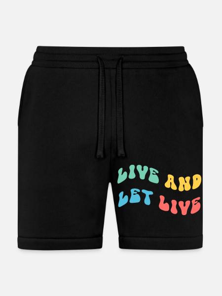 Live And Let Live - Bella + Canvas Unisex Short - black