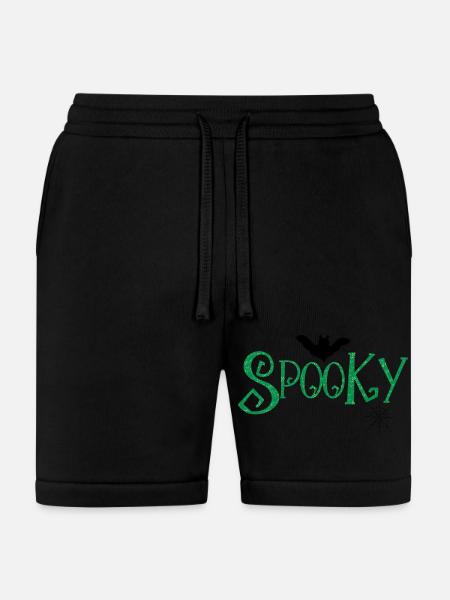 Spooky Design In Green - Bella + Canvas Unisex Short - black