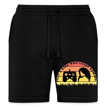 Just a girl who loves gaming - Bella + Canvas Unisex Short - black - Front