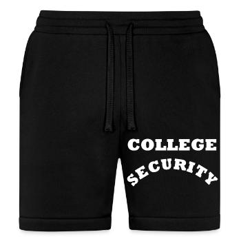 College Security Guard Uniform - Bella + Canvas Unisex Short - black - Front