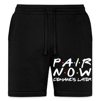 Behavior Analyst Pair Now Demands Later - Bella + Canvas Unisex Short - black - Front
