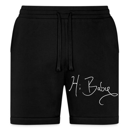 Hi Baby Handwriting (White) - Bella + Canvas Unisex Short