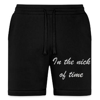 In the nick of time - Bella + Canvas Unisex Short - black - Front
