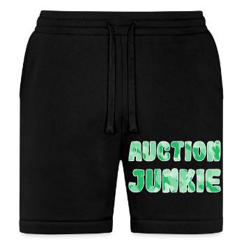 Auction Junkie green camo - Bella + Canvas Unisex Short - black - Front