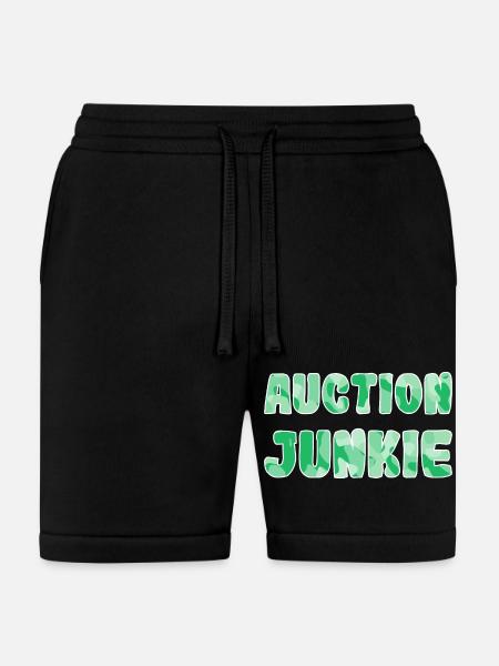 Auction Junkie green camo - Bella + Canvas Unisex Short - black