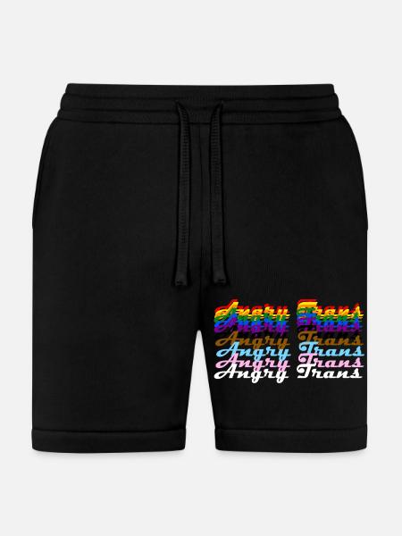 Angry Trans - Bella + Canvas Unisex Short - black