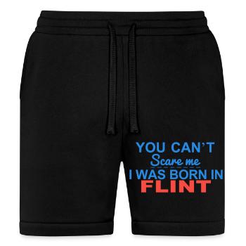 You can't scare me - Born in Flint Vector - Bella + Canvas Unisex Short - black - Front