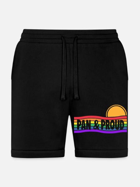 Pan Proud - Bella + Canvas Unisex Short - black