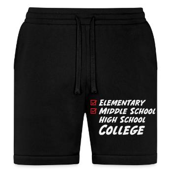 Amzad Elementary School 47 - Bella + Canvas Unisex Short - black - Front