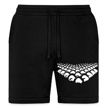 Geometric Points In Arrow Form - Bella + Canvas Unisex Short - black - Front