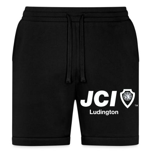 JCI Ludington Logo WHITE - Bella + Canvas Unisex Short