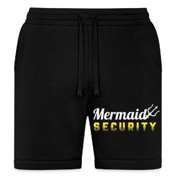 Mermaid Security Nautical Beach Summer - Bella + Canvas Unisex Short - black - Front