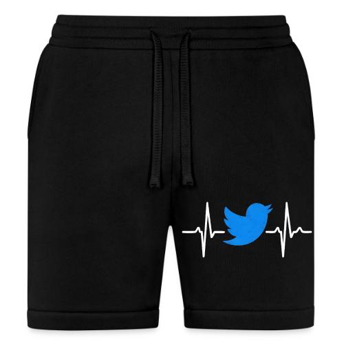 Social Media Heartbeat Blue Bird Graphic - Bella + Canvas Unisex Short