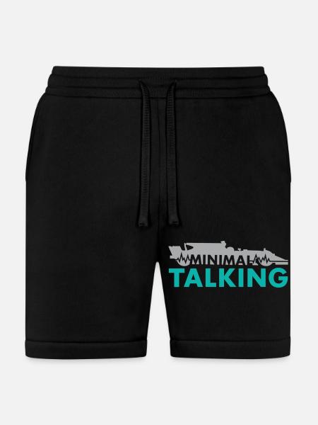 Minimal Talking - Bella + Canvas Unisex Short - black
