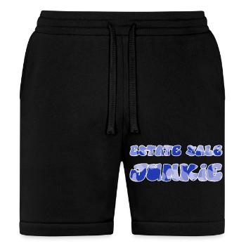 Estate Sale Junkie blue camo - Bella + Canvas Unisex Short - black - Front