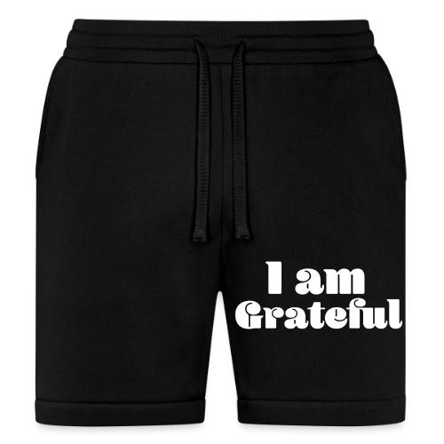 I Am Grateful Affirmation Quote Merch - Bella + Canvas Unisex Short